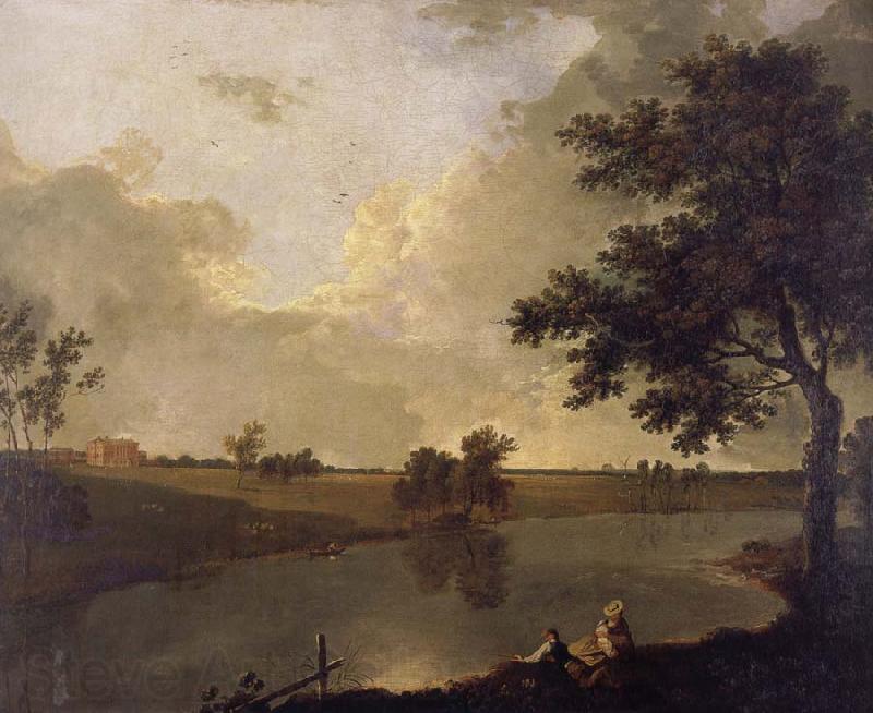 Richard  Wilson View of Tabley House,Cheshire Germany oil painting art